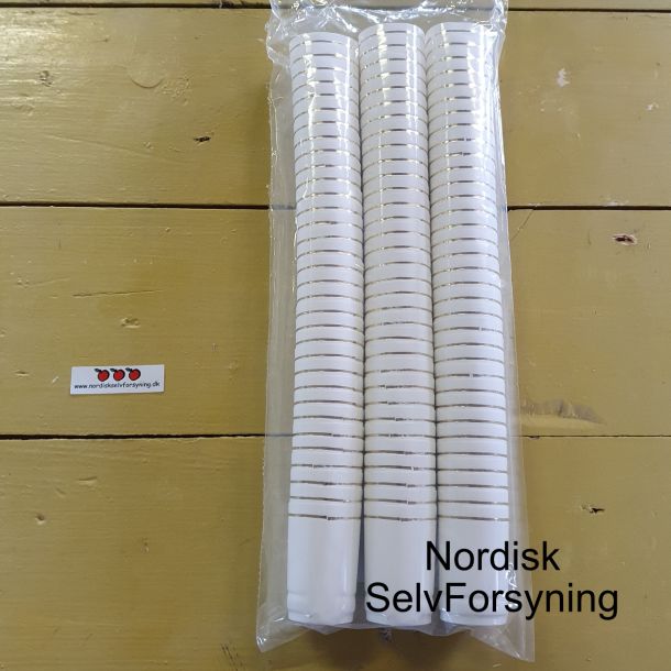 Foliehtter til vin, 100 stk., hvid