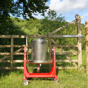 Hydropresse, vannpresse med vippekonstruksjon, 55 - 250 l.