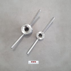 Vingeskrue Med Lukkegreb Lancman, Rustfri