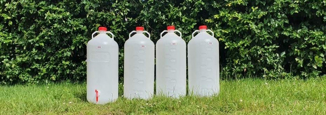 Plastdunke 25 liters med tappehane