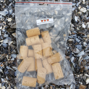 Korkprop, naturkork, 1. kvalitet, 38 x 24 mm.