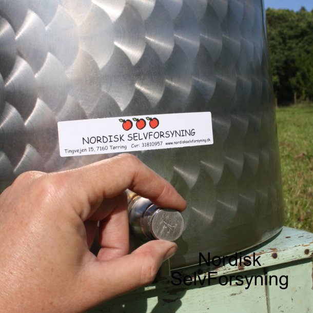 Pasteuriseringstank 50 liter - Rustfri 