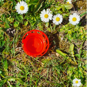 Plastemballage, 20 stk. skruelg til 5 liters dunke