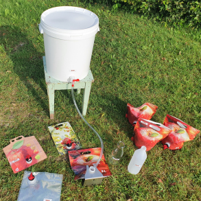 Tappespand 25 liter med lg, tappehane- og slange