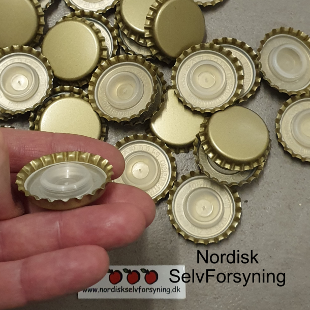 Bidule guld kapsler 29 mm., lav bidule