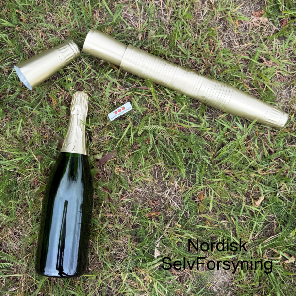 Folie, champagne, 100 stk. Guld.