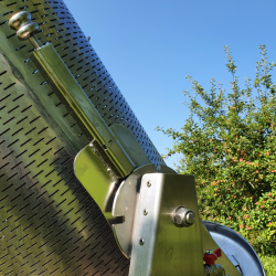 Mosteri. Hydropresse 80 l. Tilt + Elektrisk Frugtvrn 1000 kg/t