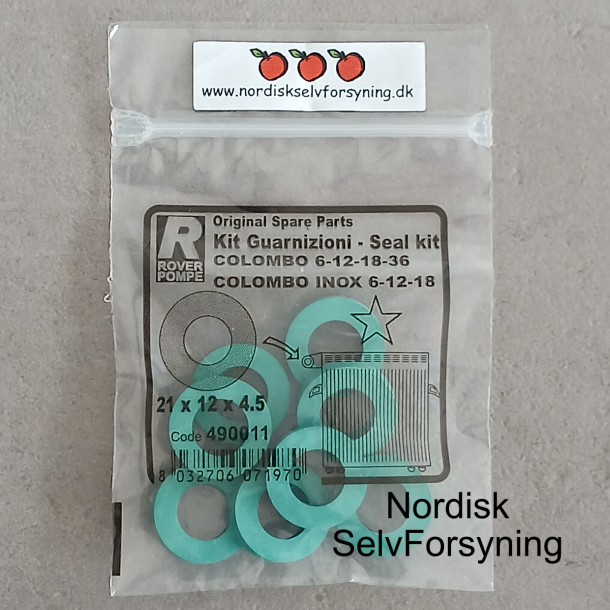 Gummiringe 8 stk- Pladefilter Rover