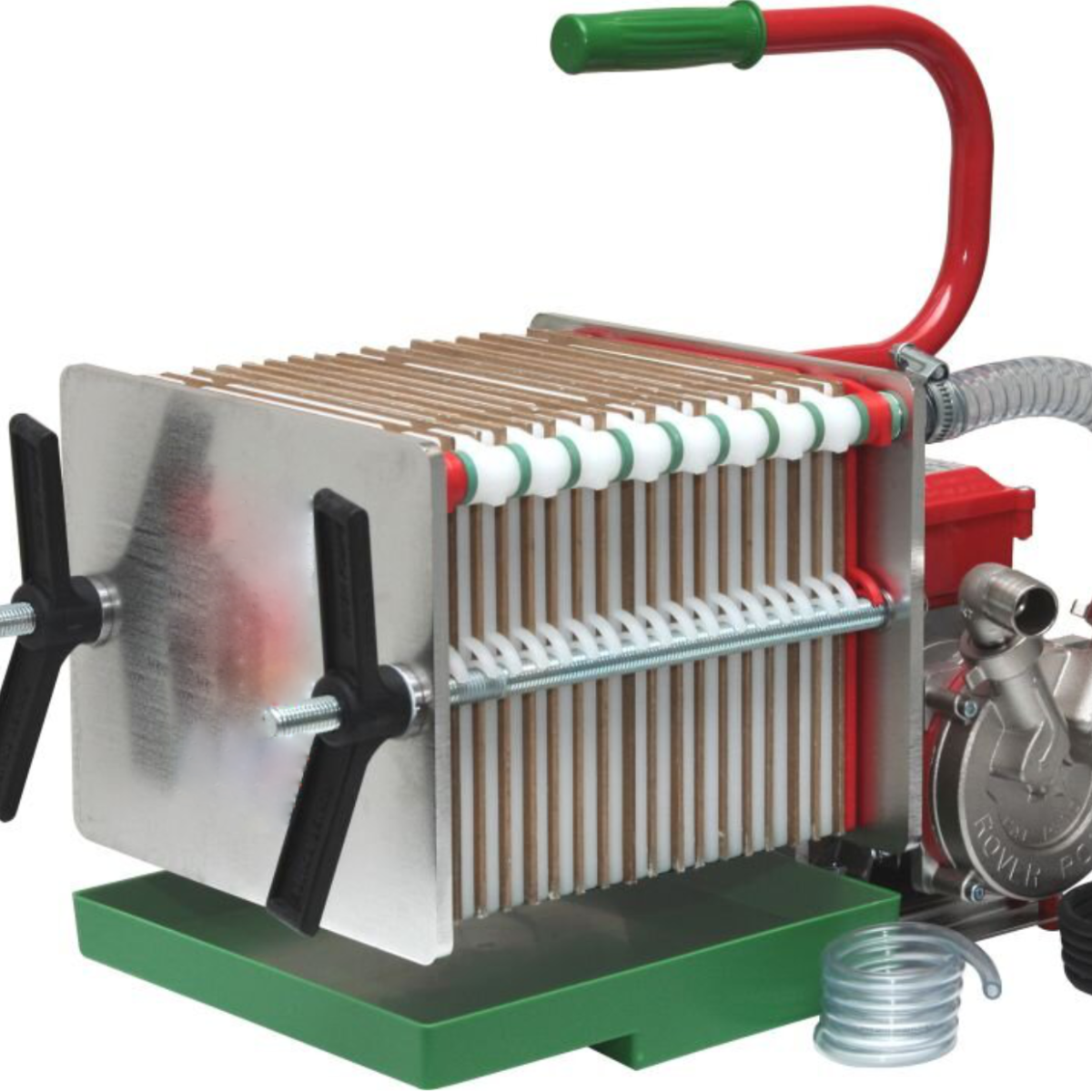 Filter-R-18 Pladefilter m. pumpe - RUSTFRI - 550-800 l/t ...