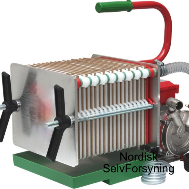 Filter-R-18 Pladefilter m. pumpe, 550-800 l/t.