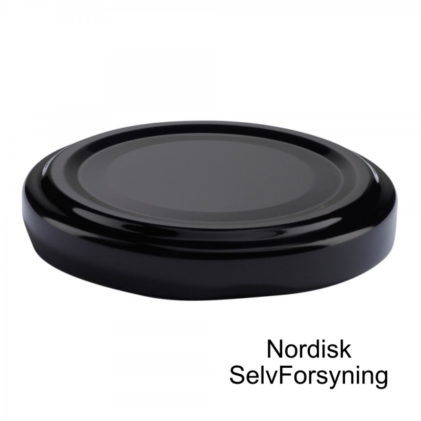 Skruelg Til Glas- og Mostflasker, Sort TO-48