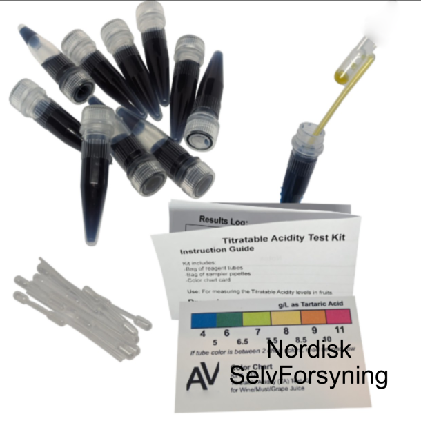 Vintestkit til titrerbar syreindhold (TA)