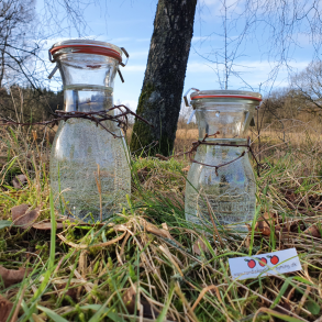 Weck Glasflaske 290 ml. med lg. RR60. Nr.: 763