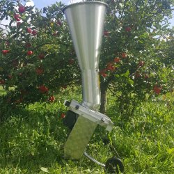 blekvrn, elektrisk, rustfri, p hjul, min. 1000 kg./t.