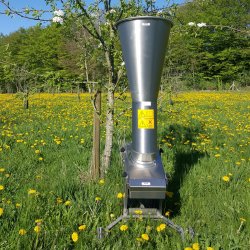 blekvrn, elektrisk, rustfri, p hjul, min. 1000 kg./t.