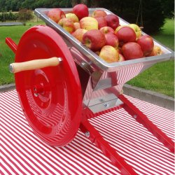 Mosteri Komplett. 10 l. Rustfri Eplepresse + 15 l. Fruktkvern