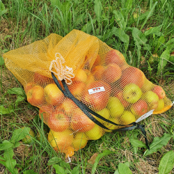 Eplenett - Nettpose med snring / knytestropp