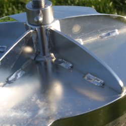 Eplepresse, hydropresse, rustfritt stl, 55 liter