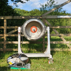 Eplepresse, hydropresse, rustfritt stl, 55 liter