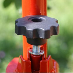 Eplepresse Med Kurv i Rustfritt Stl - Kapasitet 20 liter