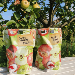 Pouch 3 L., blemotiv Med Skrivefelt, 10 stk.