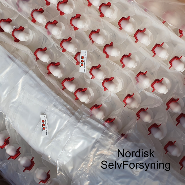 Bag in box poser, 3 l., 600 stk.