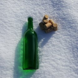 Bordeaux 0,75 l. vin, grn, kasse med 100 stk.