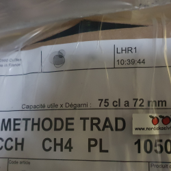 Champagneflasker Grn - 0,750 l. Vgt 775 g.