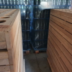 Pupitre, Champagnereol, Vinreol, fransk, massiv eik, 120 flasker