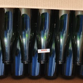 Champagneflasker Grn - 0,375 l. Vgt 500 g.