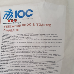 Eikechips - Fransk Eikeflis, fatmodningskarakter, variant: CHOC &amp; TOASTED