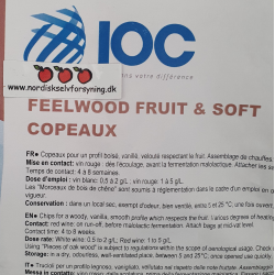 Eikechips - Fransk Eikeflis, fatmodningskarakter, variant: FRUIT &amp; SOFT