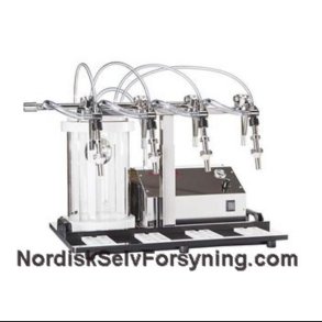 Spiritus - og varmtvske vacuum tappeanlg. Enolmaster med 4 tappehoveder.