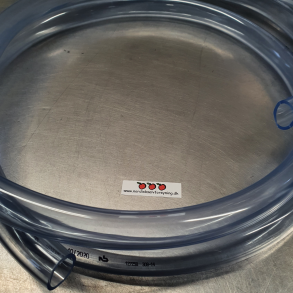 Fdevaregodkendt transparent PVC slange 19/24