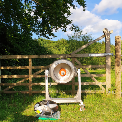 Eplepresse, hydropresse, rustfritt stl, 55 liter