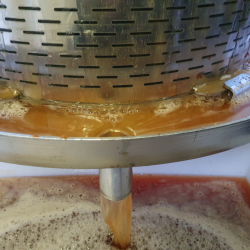 Hydropresse i komplett rustfritt stl, 80 liter