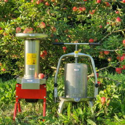 Mosteri. blepresser Rustfri 20 l. + Elektrisk blekvrn 600 kg/t
