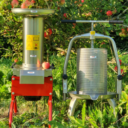 Mosteri. blepresser Rustfri 20 l. + Elektrisk blekvrn 600 kg/t