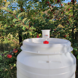 120 liters Plastfat Med Hndtak, Gjrls + Tappekran