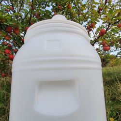 120 liters Plastfat Med Hndtak, Gjrls + Tappekran