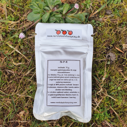 Cidertr Plantepakke; plantepl, opbinding, frugttrsbeskyttelse + Cidertr NPK Specialblanding