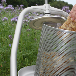 Honningpresse, 10 l. Rustfri og Tiltbar