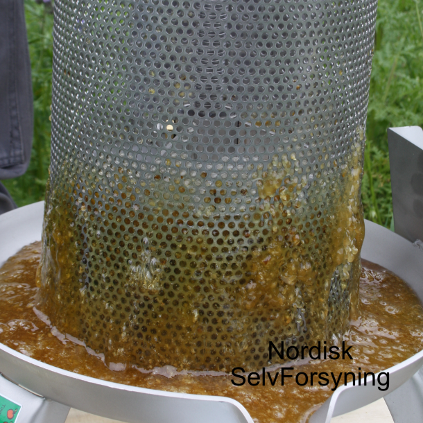 Honningpresse 10 l. Rustfritt Stl Med Tippbar Ramme