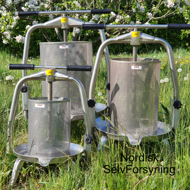Honningpresse, 30 liter, komplet rustfritt stl