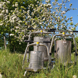 Honningpresse, 10 l. Rustfri og Tiltbar