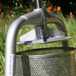 Honningpresse, 10 l. Rustfri og Tiltbar