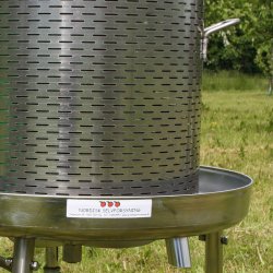 Eplepresse, hydropresse, rustfritt stl, 55 liter