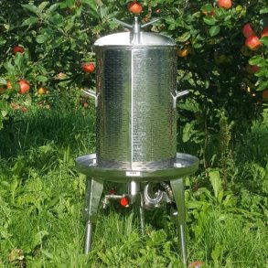 Hydropresse, rustfri, 35 l.