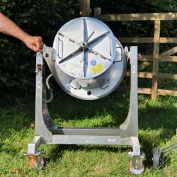 Eplepresse, hydropresse, rustfritt stl, 55 liter