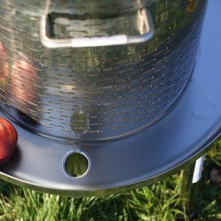 Hydropresse, rustfri, 35 l.